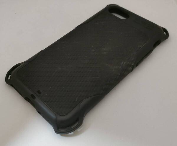 送料無料【中古品】エレコム ZEROSHOCK ケース ブラック iPhone8 iPhone7 iPhoneSE3 iPhoneSE2(4.7インチ)■耐衝撃ケース