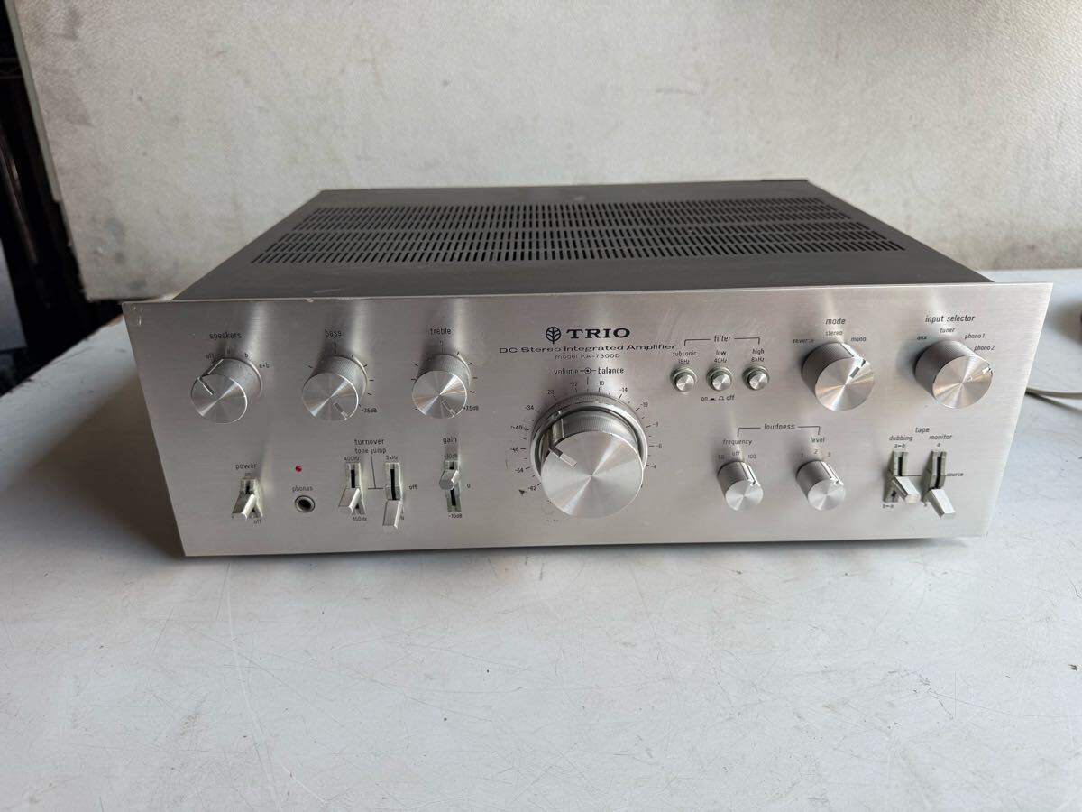 TRIO KA-7300D アンプ ジャンク品 Yahoo!オークション -「trio ka-7300d」の落札相場・落札価格