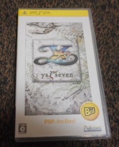PSP イース7 箱&解説書付 used
