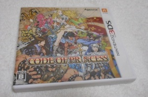 3DS コード・オブ・プリンセス 箱&取扱説明書&チラシ&ハガキ&クラブニンテンドウのシリアルナンバー付 used
