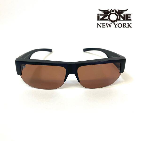 4717 極美品 IZONE 高性能偏光サングラス ブラウン 定価1万円程