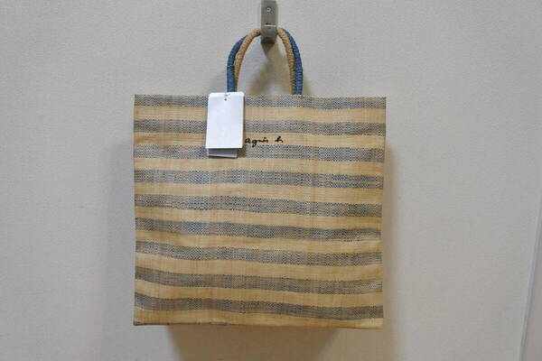☆新品・未使用☆agnes.b アニエスベー かごバッグ ラフィアトートバッグ