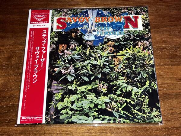 送料込み SAVOY BROWN サヴォイ・ブラウン / A STEP FURTHER ステップ・ファーザー 紙ジャケット SHM-CD仕様 即決