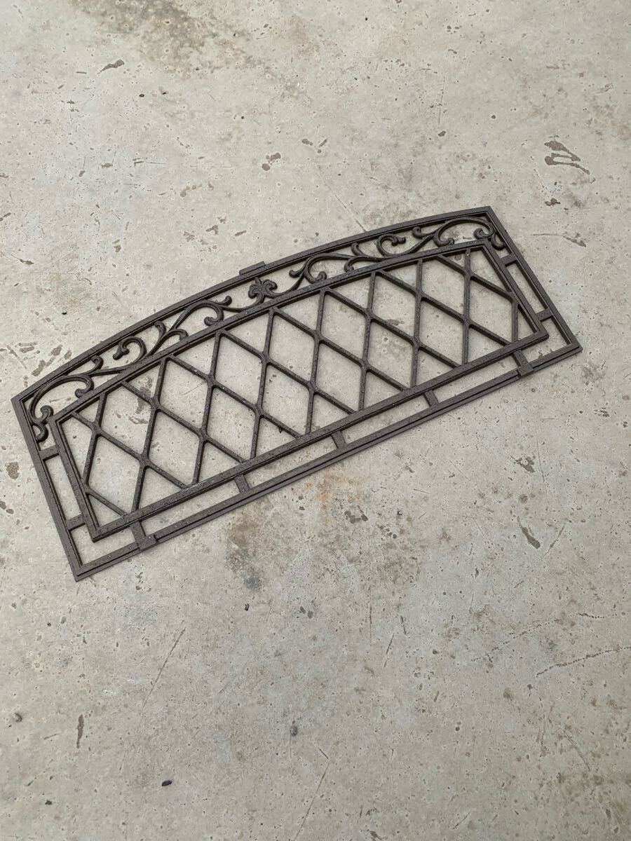 ■シャビー アイアン 面格子 フェンス 鉄格子 窓格子柵 インダストリアル □シャビー アイアン 面格子 フェンス 鉄格子 窓格子柵