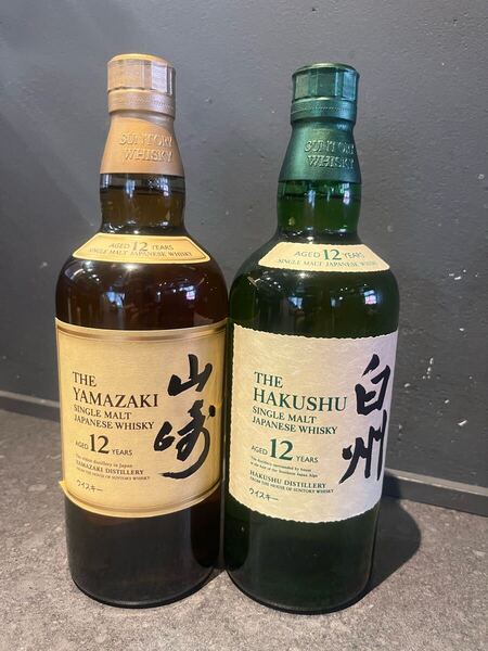 サントリー 山﨑12年 白州12年 700ml 新品未使用