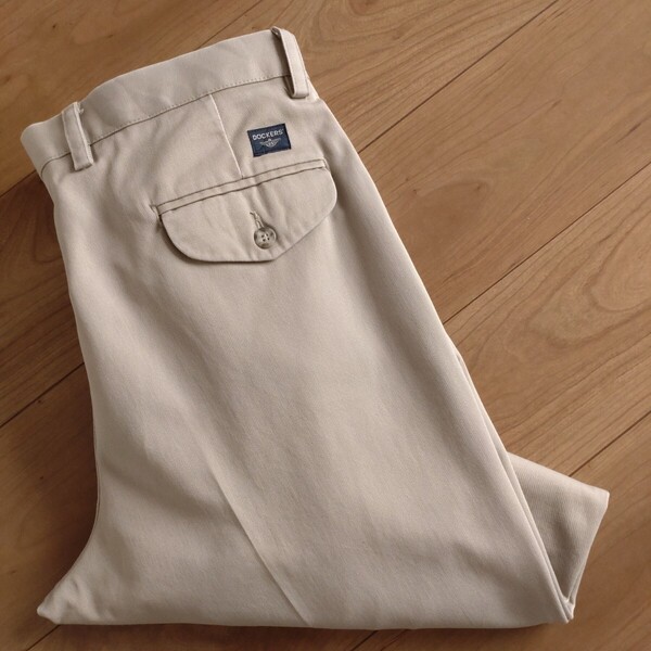 DOCKERS チノスラックス/2タック/05年製/古着/W36L32【L4742】