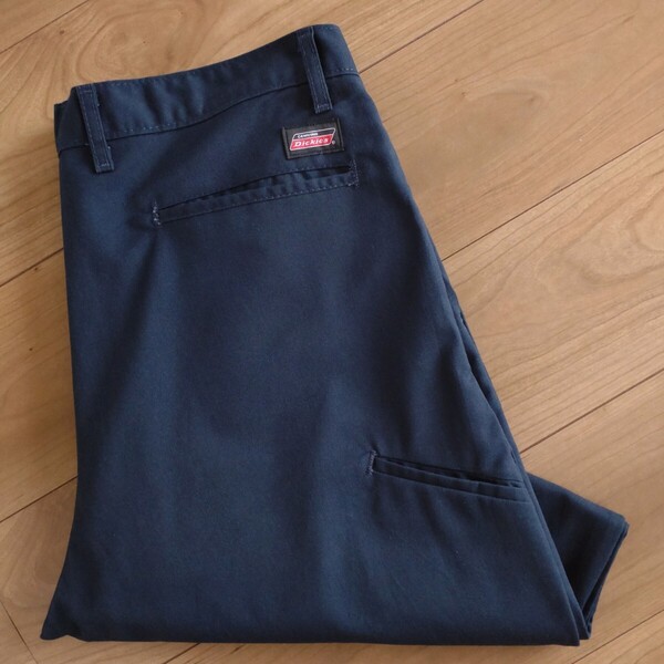Dickies ワークパンツ/チノ/6388DN/古着/実寸W36L30/裾直有【D1365】