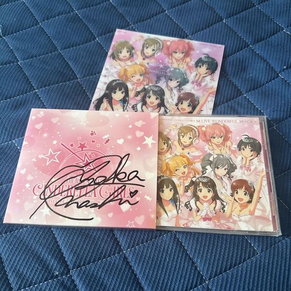大橋彩香 直筆 CD CINDERELLA GIRLS LIVE 会場限定版 直筆サイン入り WONDERFUL M@GIC!! シンデレラ ガールズ