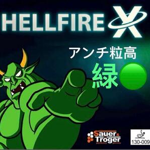 アンチ 卓球 粒高 ラバー イボ HELLFIRE X 変化系 OX GG2