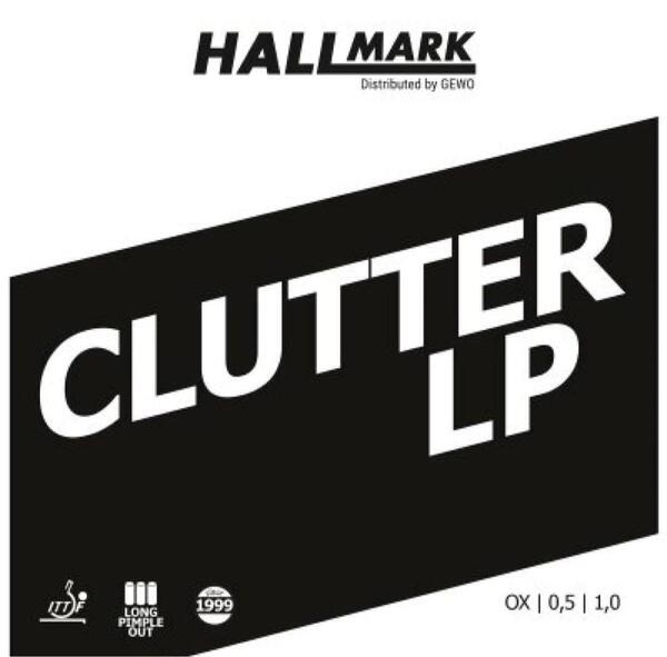 赤 Hallmark CLUTTER LP 卓球 粒高 ラバー イボ Z2