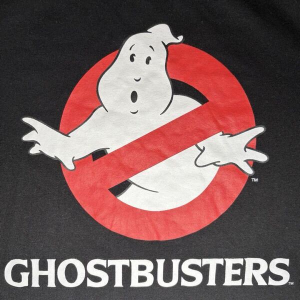 ゴーストバスターズ Tシャツ ムービー 幽霊退治 マシュマロン プリント 84年映画 おばけ ゴースト GHOSTBUSTERS ブラック M