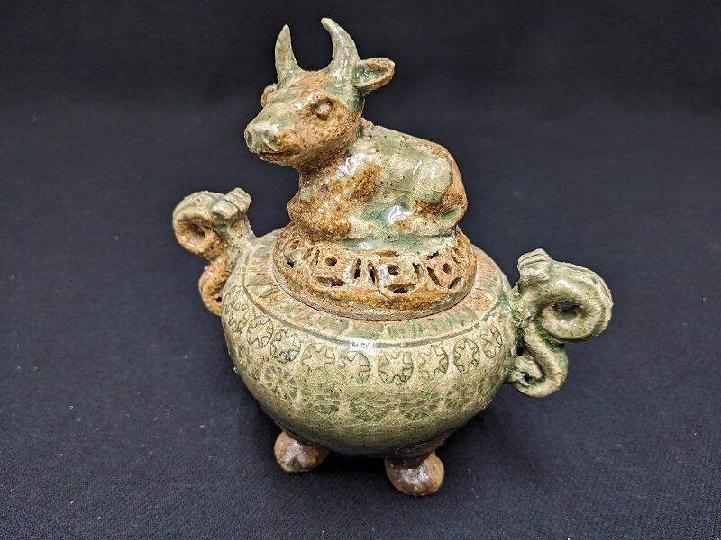 伊賀焼 名工 恒岡 光興 の大きな器 (常山窯) 未使用品