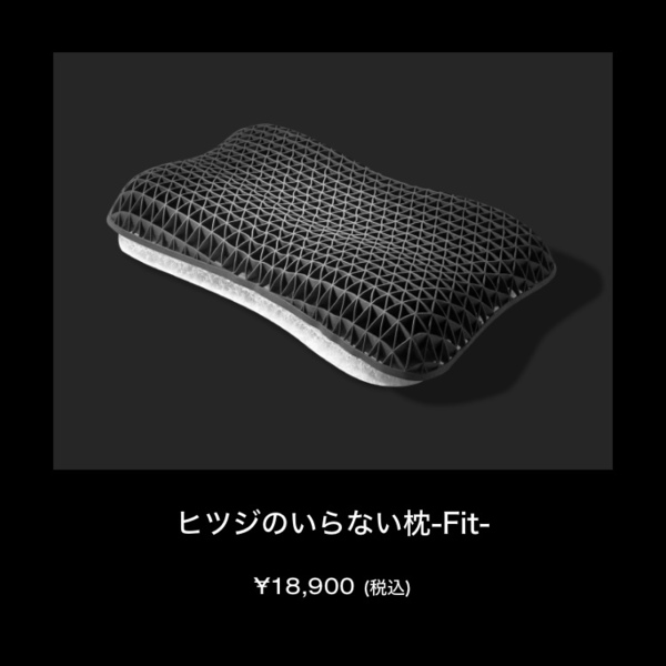 即決 新品未使用 ヒツジのいらない枕 -Fit- テンセル枕カバー付き フィット 調律 極柔 至極 ひつじのいらない枕 羊のいらない枕