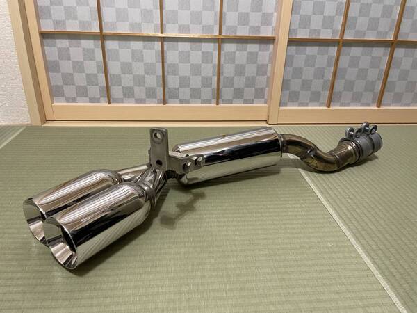 美品 ステンレス製ワンオフリアマフラー BMW E9X N52 N53エンジン