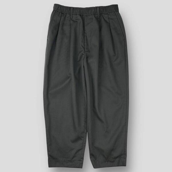 極美品 N.HOOLYWOOD COMPILE 24AW WIDE TAPERED EASY SLACKS ワイドテーパード イージースラックス 2242-PT07-016 グレー パンツ SSM5663