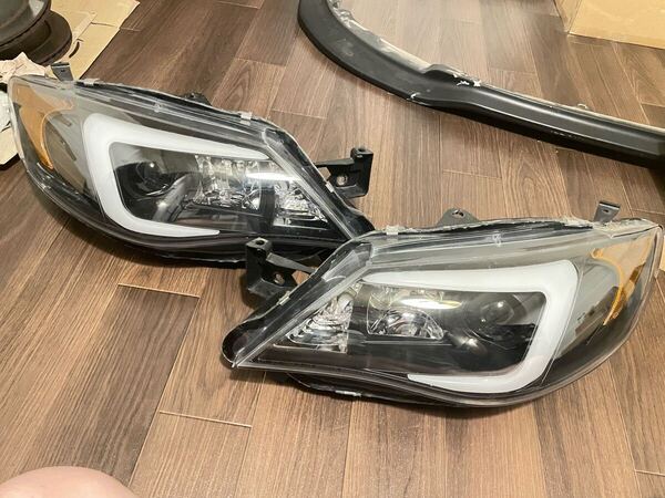 スバル インプレッサWRX STI GRB GVB GRF GVF GH8 用 社外ヘッドライト