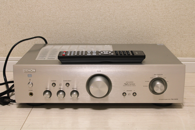 DENON PMA-390RE 2013年製 通電確認 ジャンク品 Yahoo!オークション -「denon pma-390re」の落札相場・落札価格