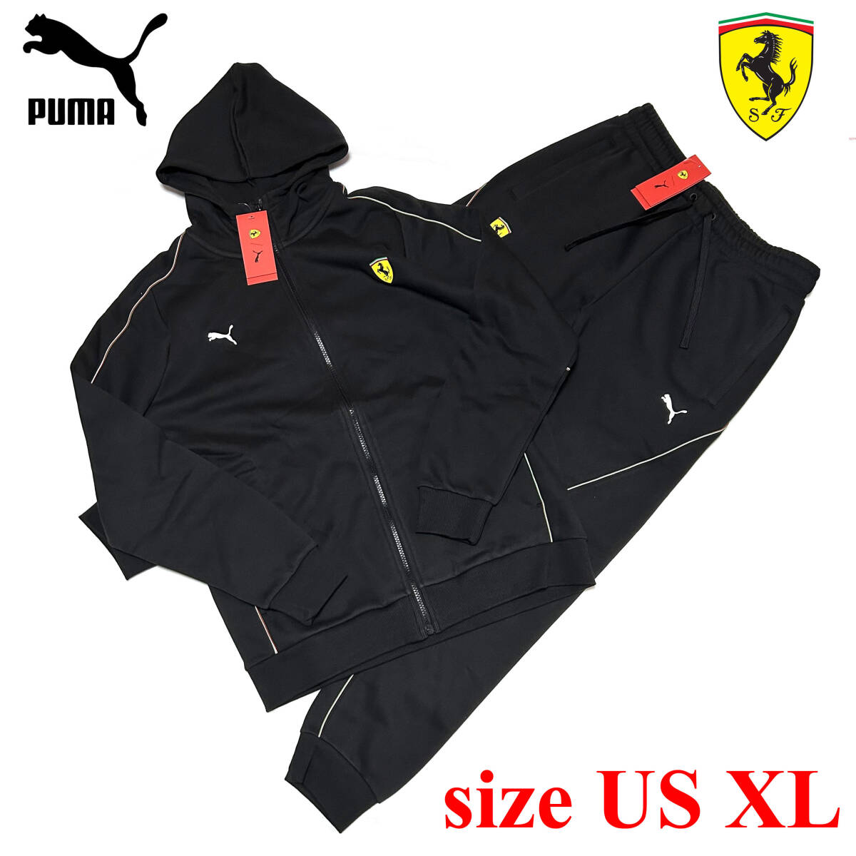 Puma Ferrariコラボ パーカーとパンツセット S 2025年最新】Yahoo!オークション -プーマ フェラーリ 上下の中古