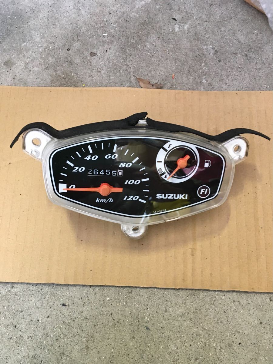 アドレスv125g 純正 買い込ん メーター 規制前 防犯アラーム付