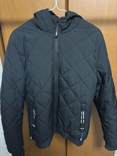 ジャンパー 中綿ジャケット メンズ キルティング フード付き 中綿ブルゾン アウター 綿入れ 秋服 冬服 お洒落 防寒 XL(Lサイズ相当)