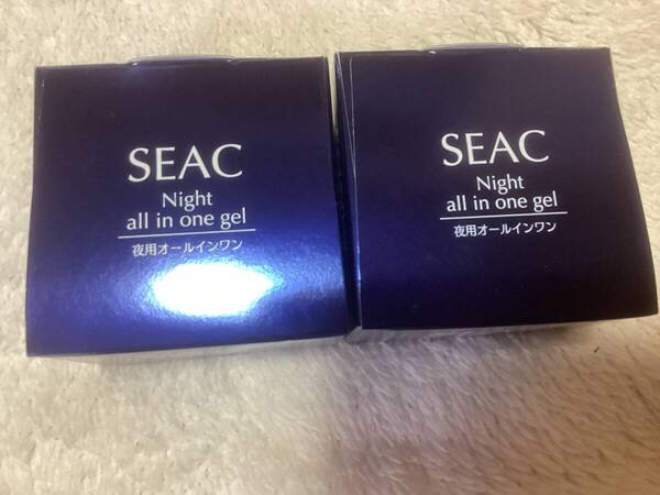 SEAC シーク 夜用オールインワン 夜用保湿ゲルクリーム 25g×2個