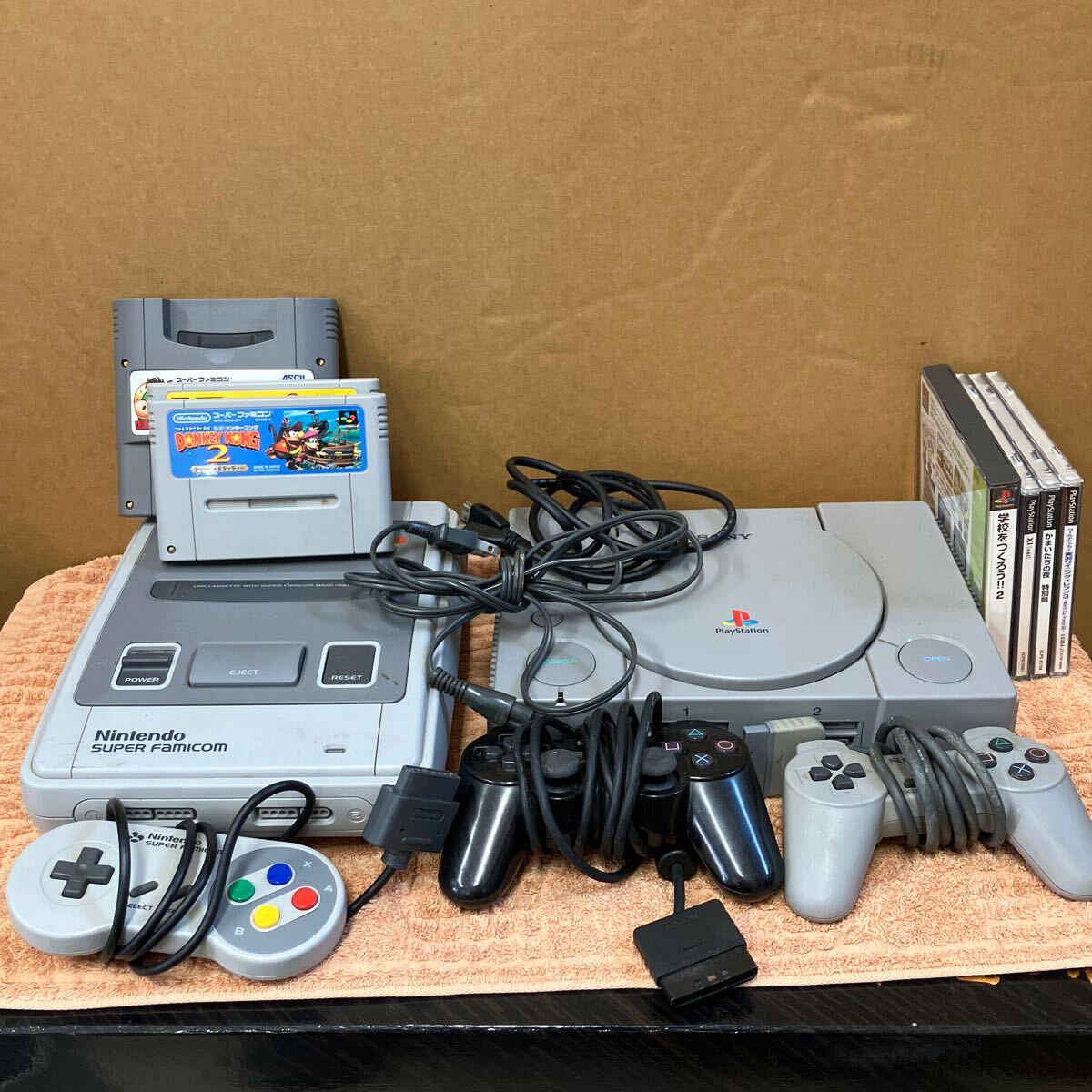 大量　ファミコン　スーファミ　プレステ　ジャンク品　まとめ売り スーパーファミコン、ファミコン、ニンテンドー64ソフト 15本