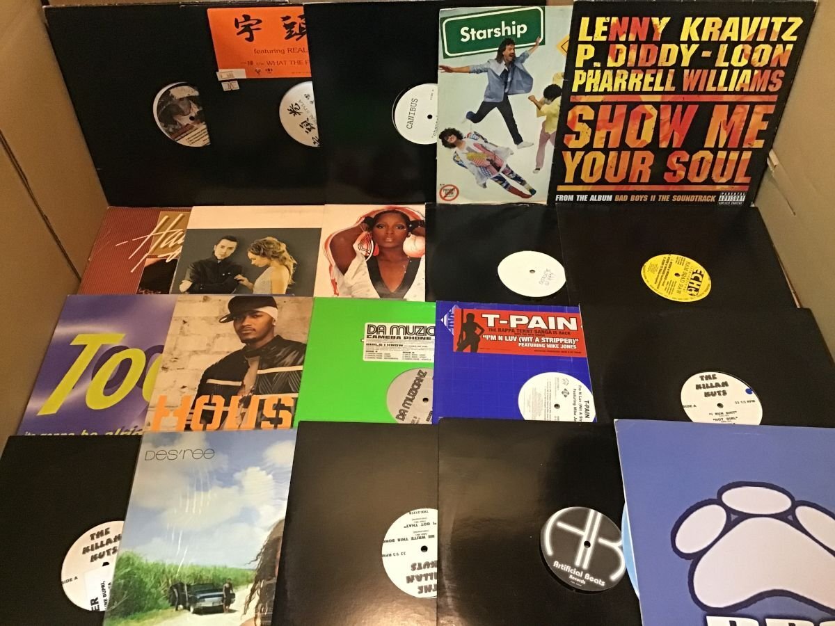 Yahoo!オークション - HIPHOPレコードまとめ売り 1000枚以上 8箱