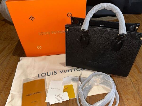LOUIS VUITTON ルイヴィトン ブラック ハンドバッグ トートバッグ モノグラム ショルダーバッグ オンザゴーPM 並行輸入品