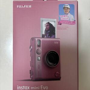 チェキ instax mini Evo ピンク 竹田麗央Edition 数量限定版