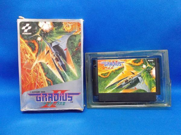 動作確認済 FC グラディウスII GOFERの野望 コナミ 1988年 ファミコン レトロゲーム 当時物 現状品 Arcade Archives Gradius II