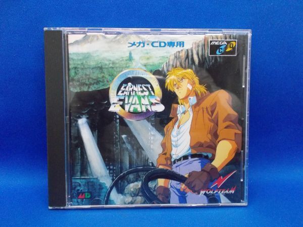 MCD アーネスト・エバンス 日本テレネット 1991年 メガCD レトロゲーム 当時物 現状品 EARNEST EVANS