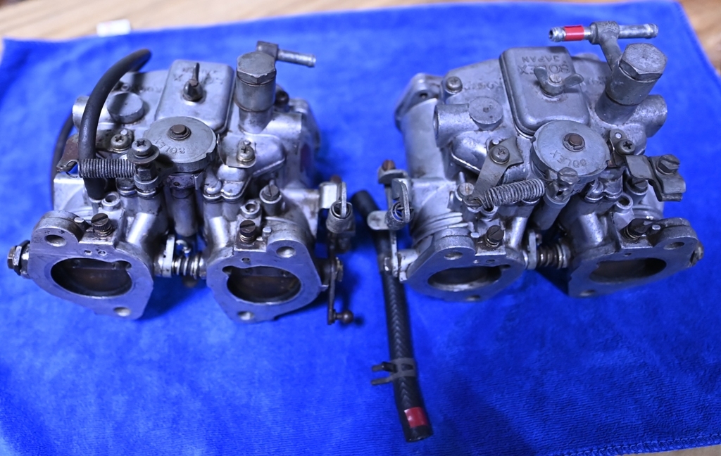 三国ソレックスキャブレター40パイ 2基とインマニ他セット SOLEX Yahoo!オークション -「ソレックス40パイ」の落札相場・落札価格