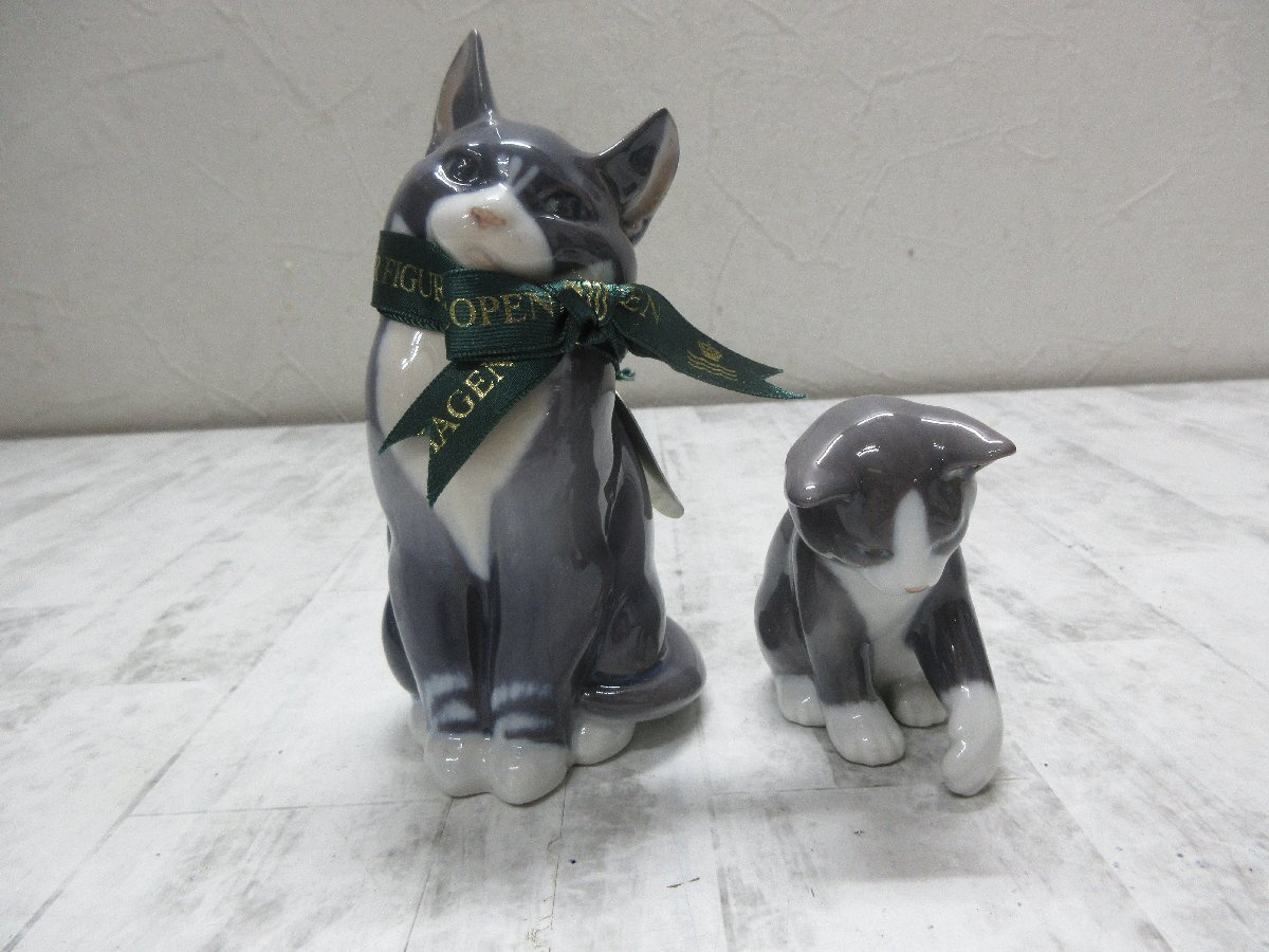 Yahoo!オークション -「フィギュリン ロイヤルコペンハーゲン 猫