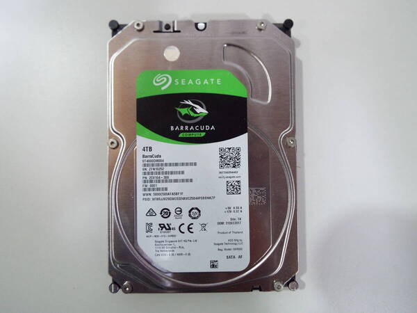 送料無料 4TB 3.5インチ seagate ST4000DM004-2CV104 その2 SerialATA 内蔵ハードディスク ハードディスク シーゲート HDD ST4000DM004