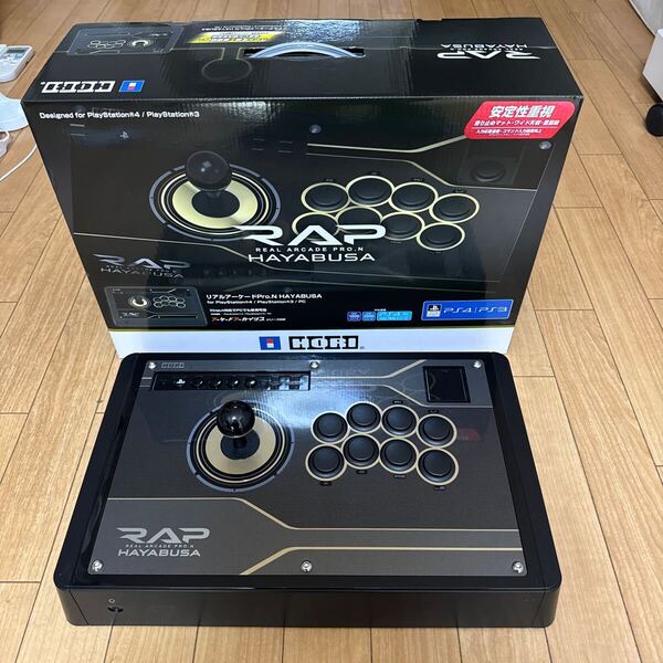 送料無料 即決 中古 リアルアーケード PRO.N HAYABUSA PS3 PS4 PC RAP HORI ホリ ハヤブサ