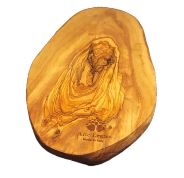【Arte Legno】ルスティックカッティングボード ハンドメイド Italy オリーブウッド まな板 天然木 花言葉は平和