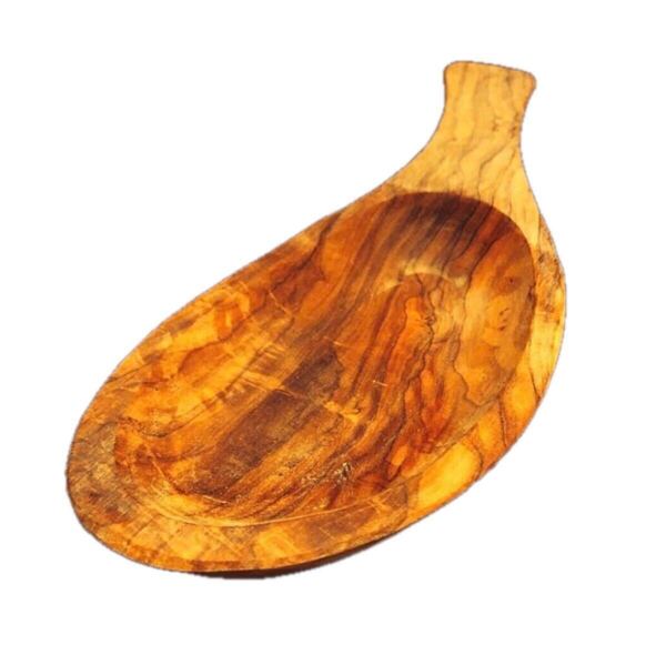 【Arte Legno】オリーブウッドリーフボウル ハンドメイド made in Italy アルテレニョ イタリア オリーブ 木