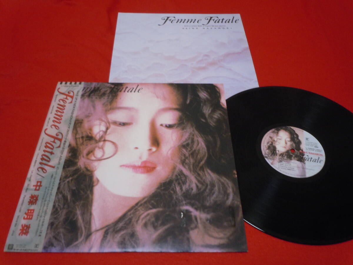 中森明菜 femme fatale 12inch LPレコード レンタル落ち - メルカリ