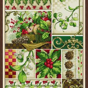 【 クリスマスパターン14ct】クロスステッチキット