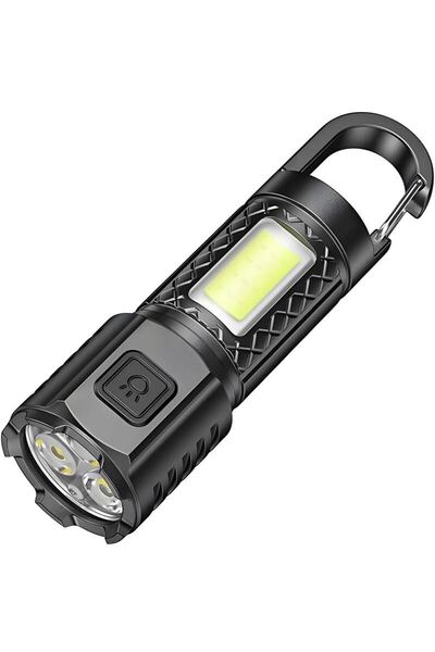 懐中電灯 小型 ledライト 充電式 【2025最新の強化版 】軽量 高輝度チップ搭載 3モード調光 COBライト Type-C充電