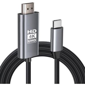 【4K対応】 HDMI Type-C to Hdmi ケーブル HDM I 変換ケー ブル USB Type-C 変換アダプター hdm i ケー ブル 2M スマホ テレビ