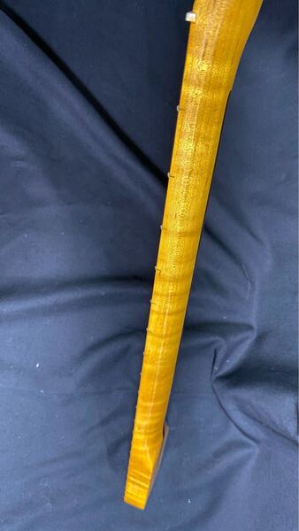 新品 ストラトキャスター エレキギター用ネック カナダ産1ピースフレイムメイプル