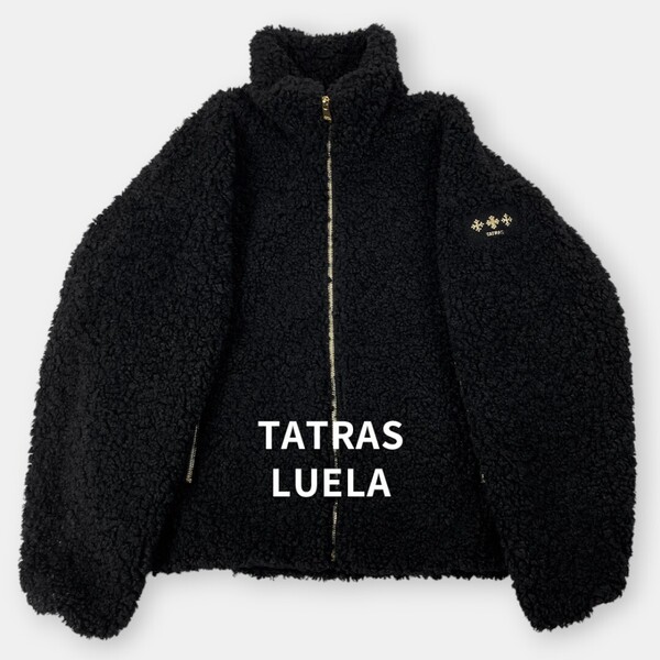 TATRAS タトラス / LUELA ルエラ / 24AW / スタンドカラー オーバーサイズ ボア ブルゾン / 黒 / LTAT24A4970 / レディース アウター