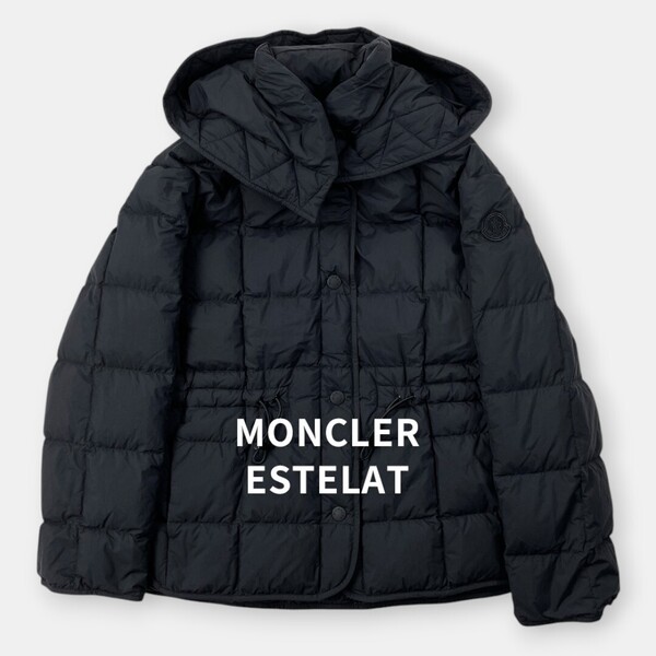 【美品】MONCLER モンクレール / ESTELAT エステラ / 22AW / ショート ダウンジャケット / 黒 / H20931A00096 / レディース アウター