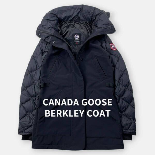 【美品】CANADA GOOSE カナダグース / BERKLEY COAT バークリー コート / ダウンジャケット / 黒 / 2905L / レディース アウター