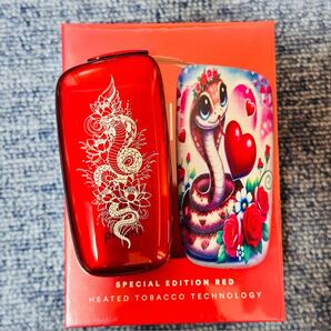 Ploom X ADVANCED 本体 プルームエックス アドバンスド 本体 レーザー加工 UVプリント レッド ヘビ 05