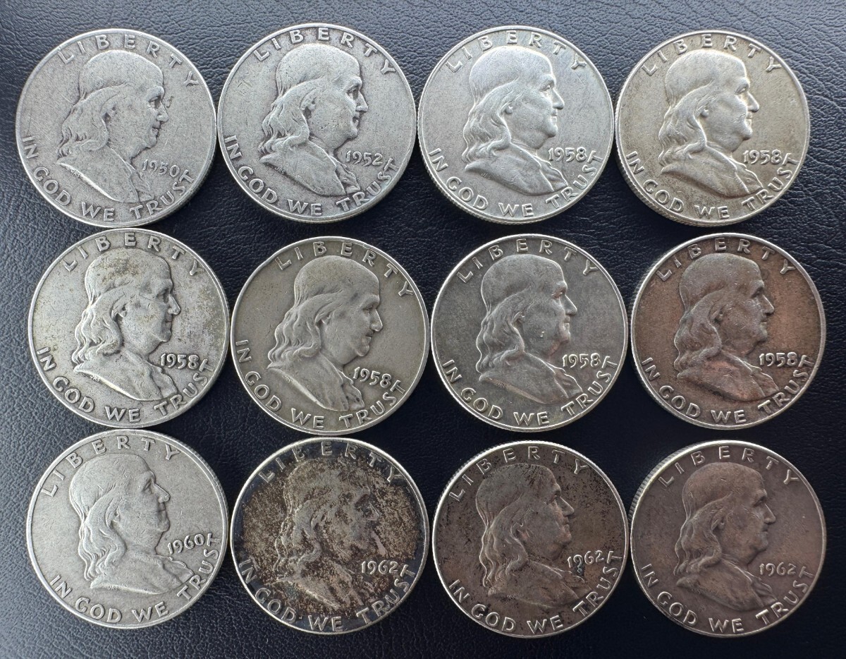 コロンビア博 アメリカ50セント銀貨 1893年 極美品 送料込