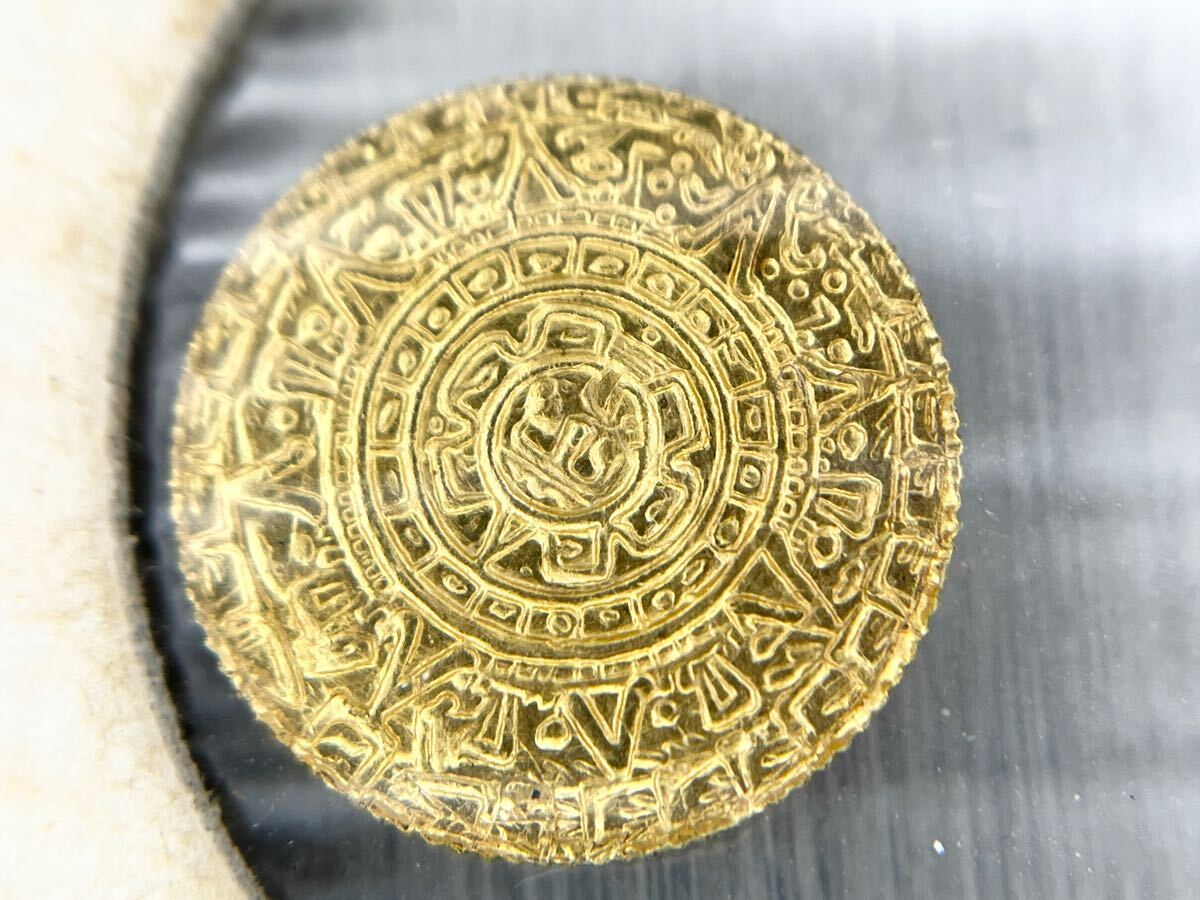 マクシミリアン金貨 メキシコ 世界最小金貨 エッジにギザあります