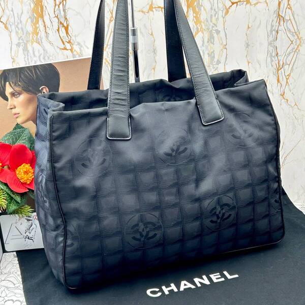 ★極美品★ CHANEL シャネル ニュートラベルライン トートバッグ MM