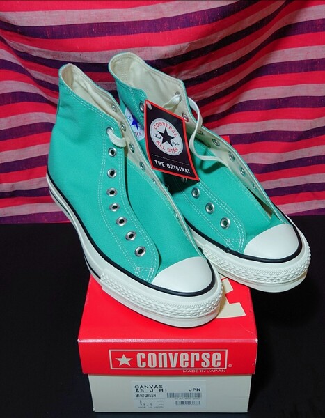 CONVERSE CANVAS ALL STAR J HI 8 26.5 ミント オールスター CT チャックテイラー コンバース 日本製 made in japan 新品